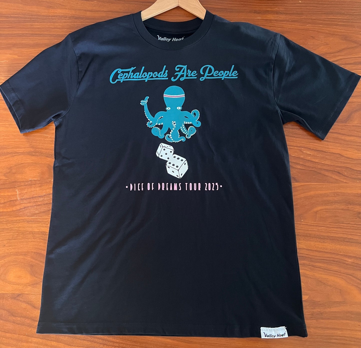 Cephalopods Are People front & back concert T-shirt (limited screen print)